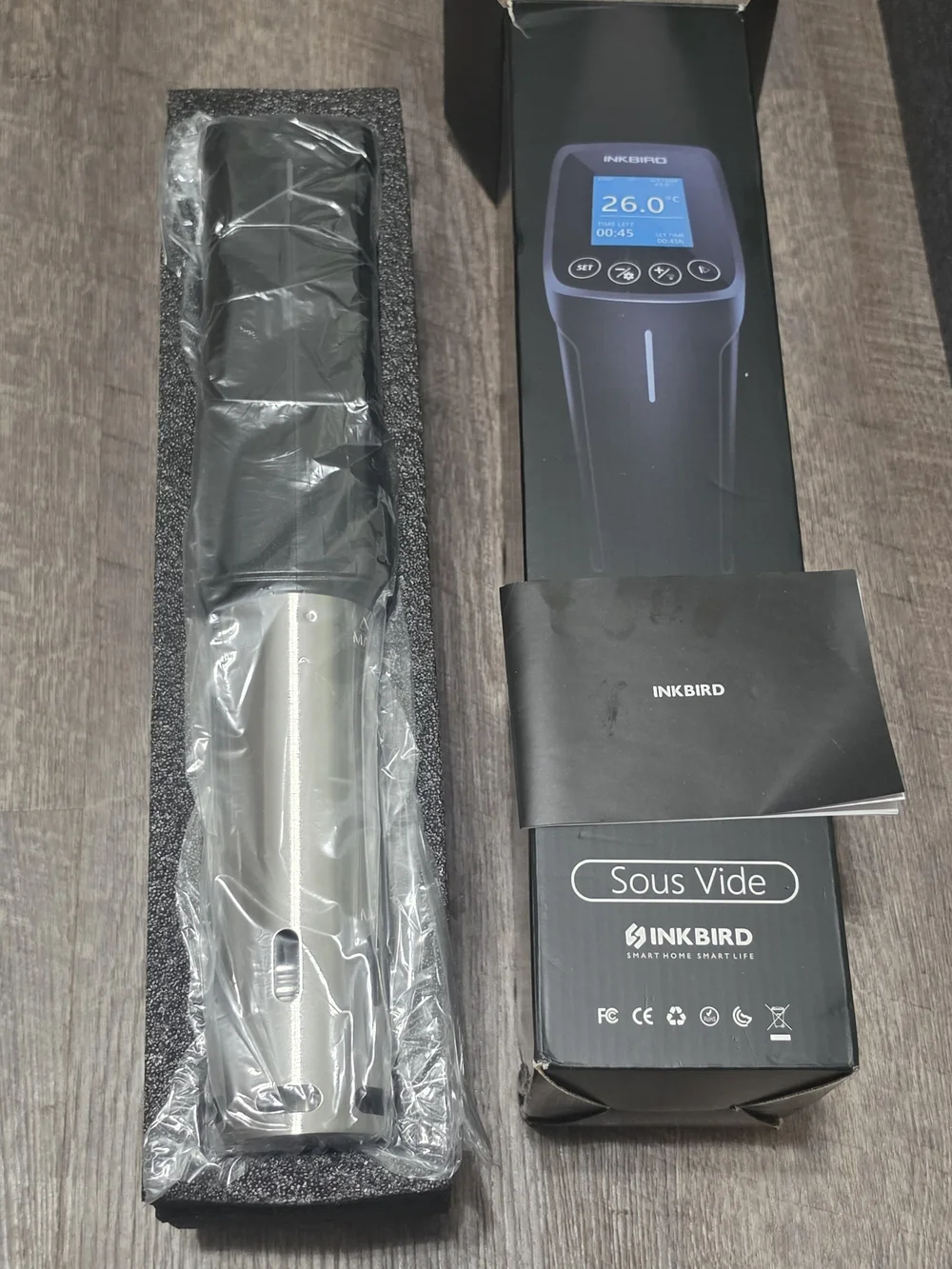 NKBIRD WIFI Sous Vide Cooker ISV-100W, 1000 Watts Fast-Heating with Timer OPEN